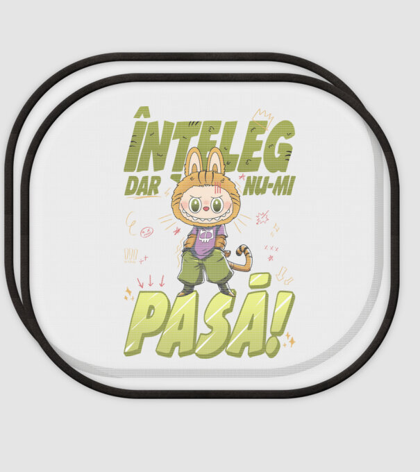 Înțeleg dar nu-mi pasă! model alb pe tricou