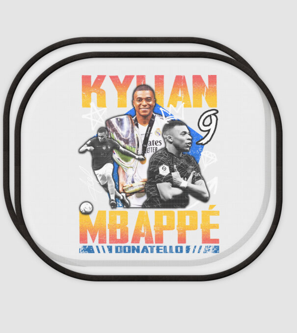 Mbappé tribute model alb pe tricou