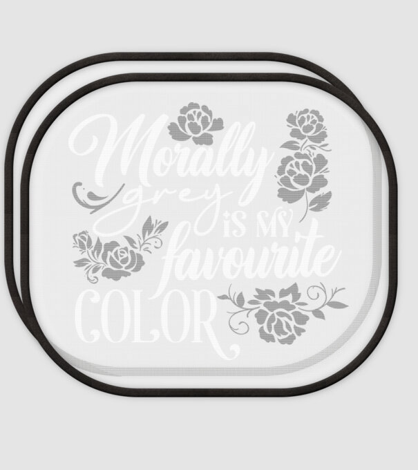 Moraly Gray is my favorite color model alb pe tricou