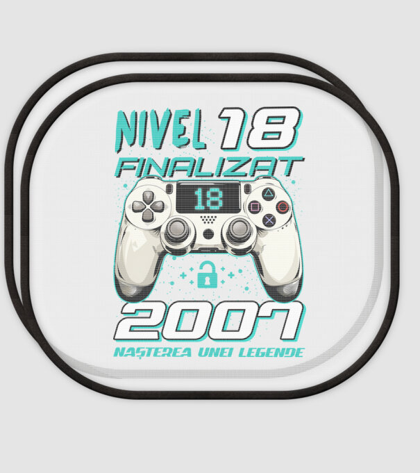 Nivel finalizat 18 2007 model alb pe tricou