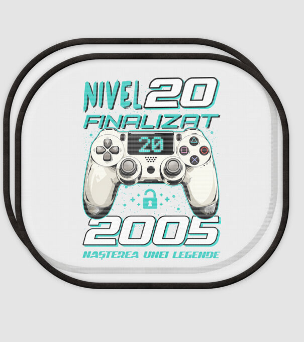 Nivel finalizat 20 2005 model alb pe tricou