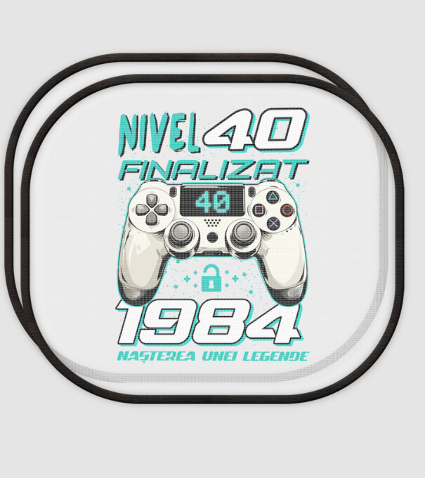 Nivel finalizat 40 1985 model alb pe tricou