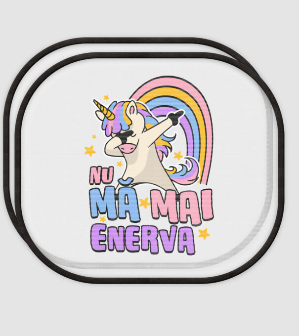 Nu mă mai enerva model alb pe tricou