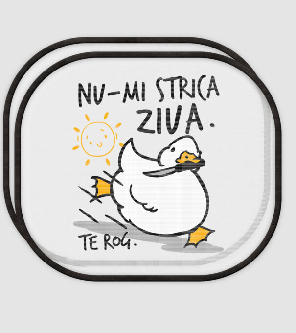 Nu-mi strica ziua. model alb pe tricou
