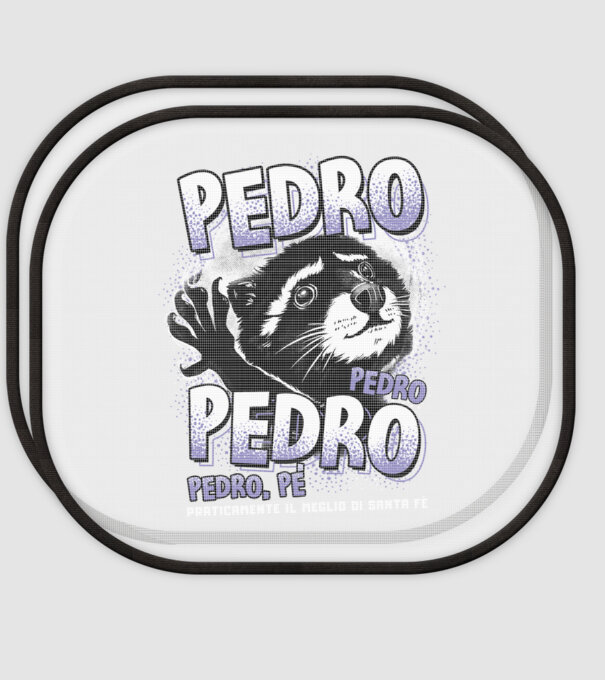 PEDRO PEDRO PEDRO model alb pe tricou