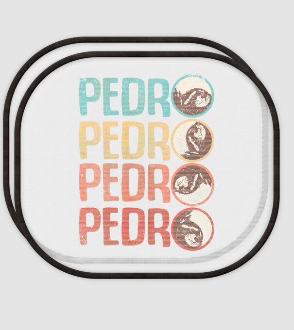 Pedro Pedro retro model alb pe tricou