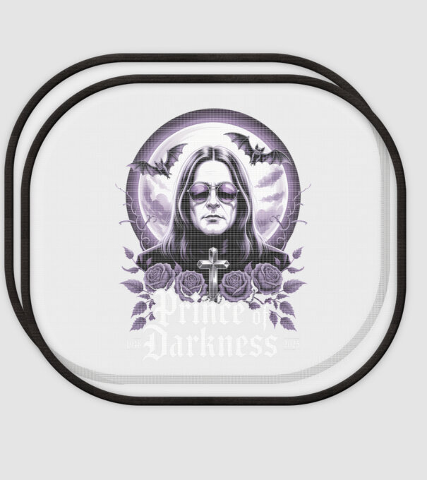 Prince of Darkness model alb pe tricou