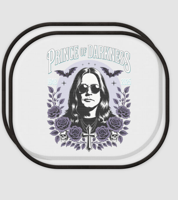 Prince of Darkness model alb pe tricou