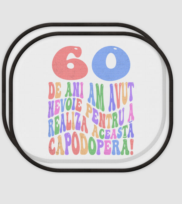 Realiza această capodoperă 60 model alb pe tricou