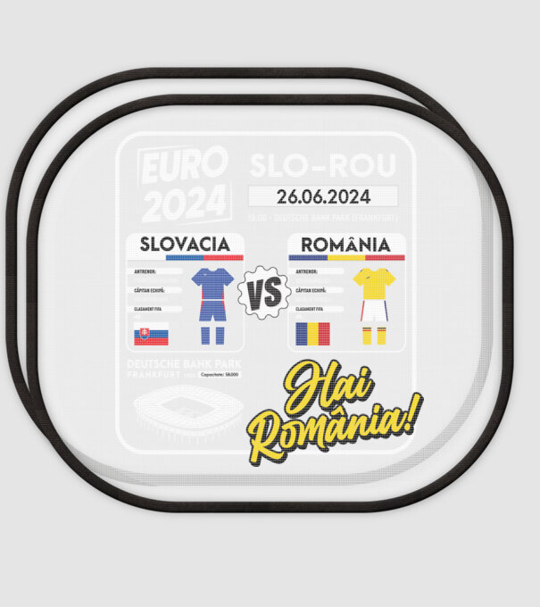 SLO-ROU euro 2024 calendar model alb pe tricou
