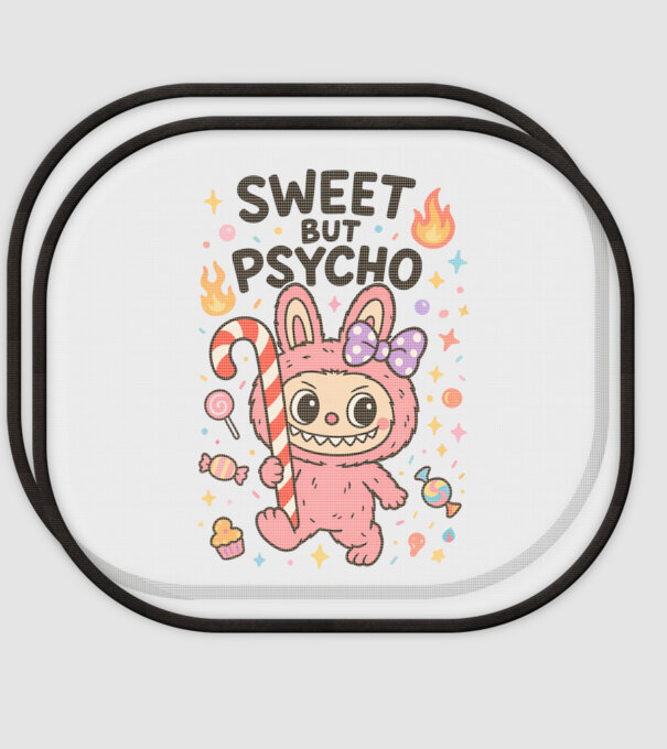 Sweet but psycho model alb pe tricou