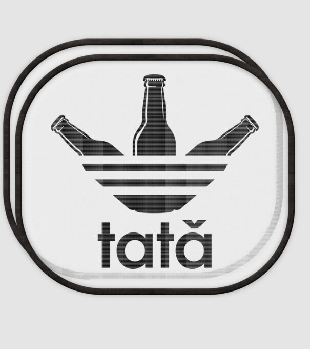 Tatadidas model alb pe tricou