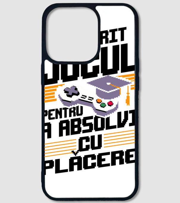 Am oprit jocul absolvent alb model alb pe tricou