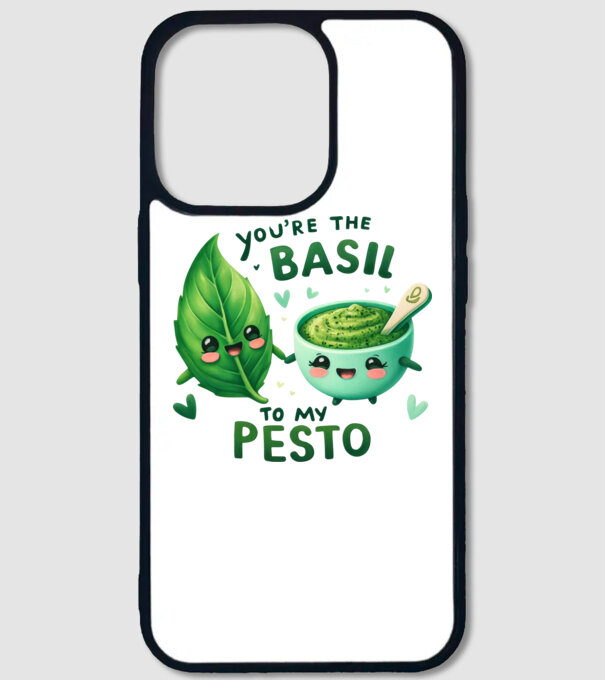 Basil to my Pesto model alb pe tricou
