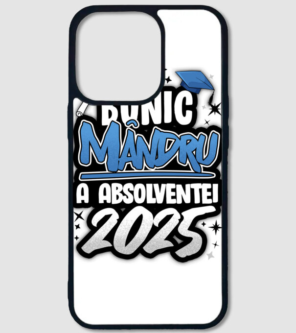 Bunic MÂNDRU a absolventei model alb pe tricou