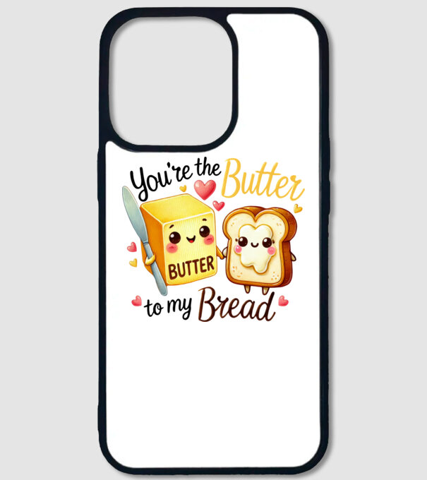 Butter to my Bread model alb pe tricou