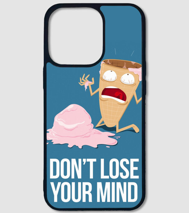 Dont loose your mind model alb pe tricou
