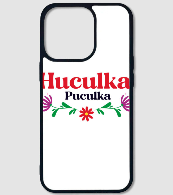 Huculka Puculka model alb pe tricou