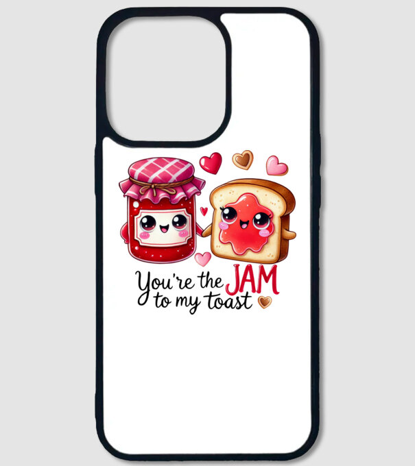 Jam to my Toast model alb pe tricou