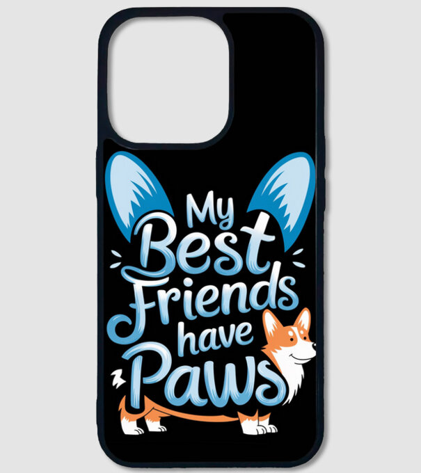 my best friends have paws model alb pe tricou