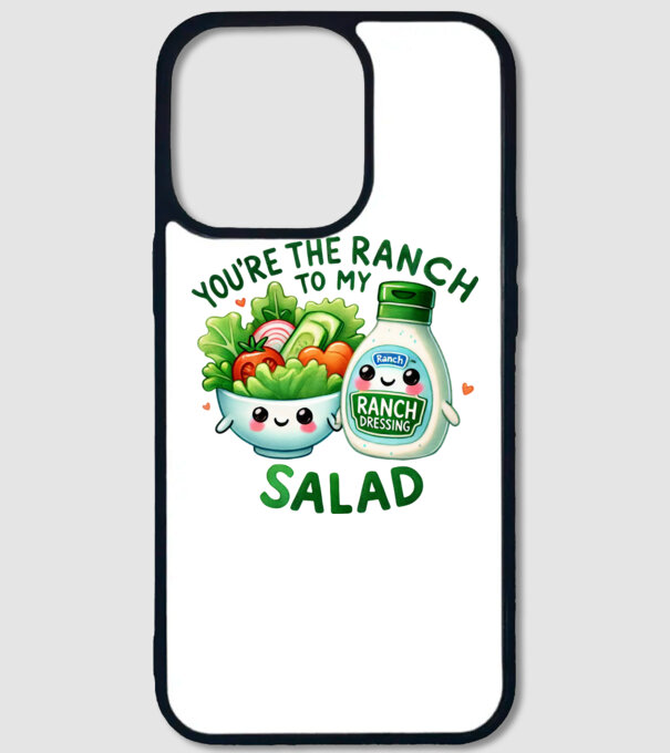 Ranch to my Salad model alb pe tricou