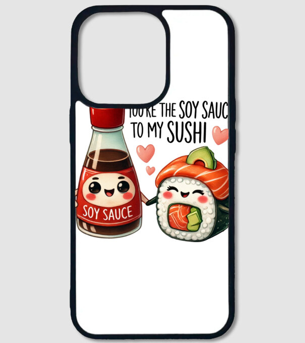 Soy Sauce to my Sushi model alb pe tricou