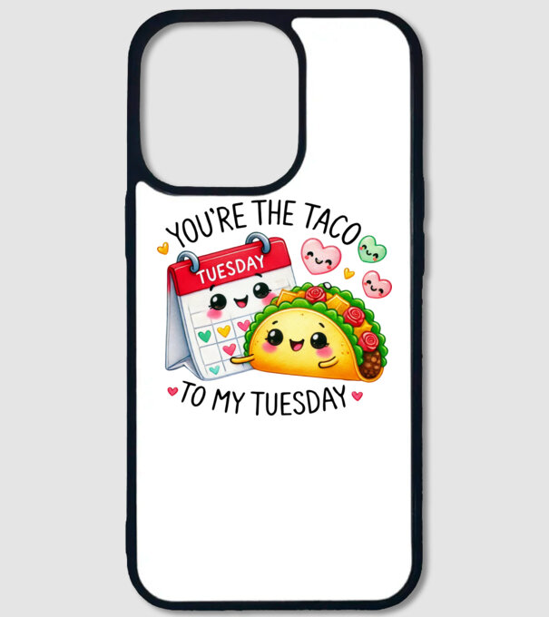 Taco to my Tuesday model alb pe tricou