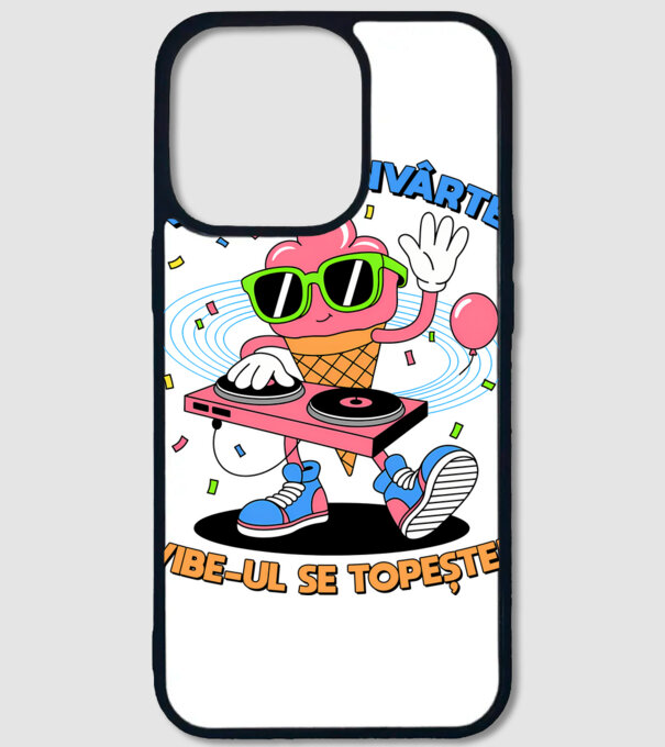 Vara se învârte model alb pe tricou