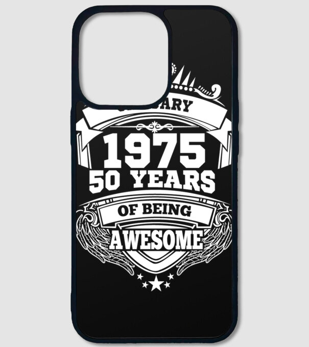 Awesome being of january 1975 model negru pe tricou