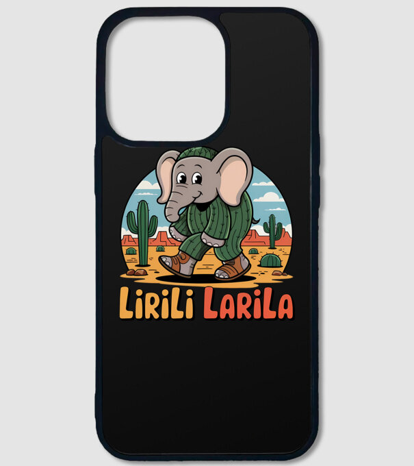 Lirili Larila model negru pe tricou
