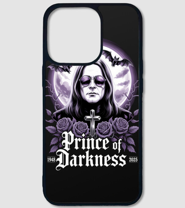 Prince of Darkness model negru pe tricou
