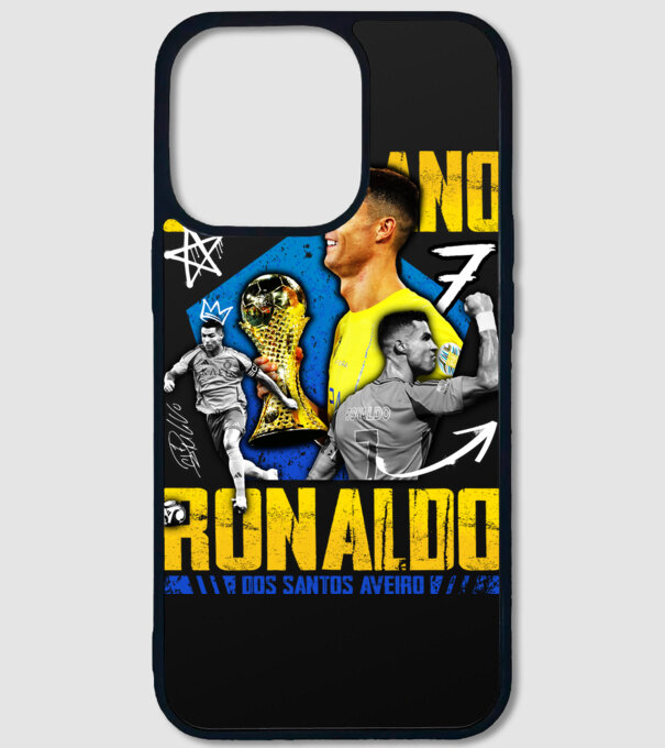 Ronaldo tribute model negru pe tricou