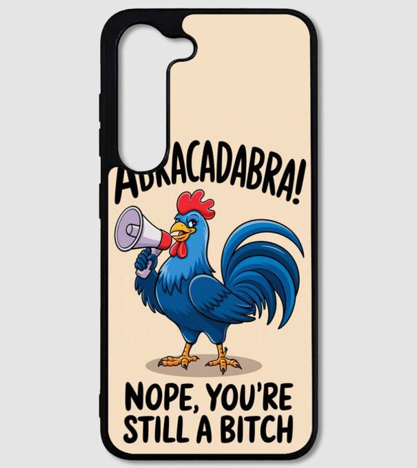 Abracadabra still a bitch model alb pe tricou