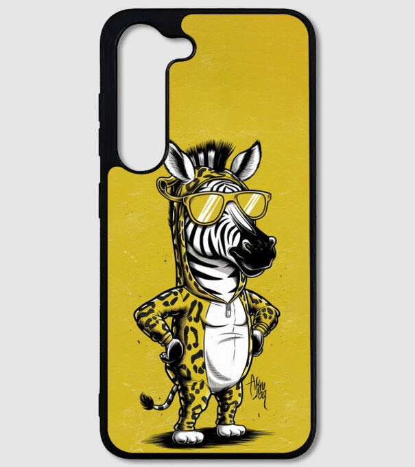 Comic zebra fun model alb pe tricou