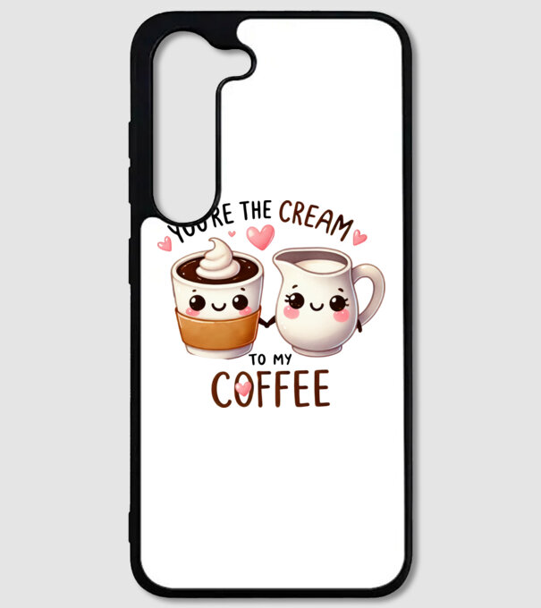 Cream to my Coffee model alb pe tricou