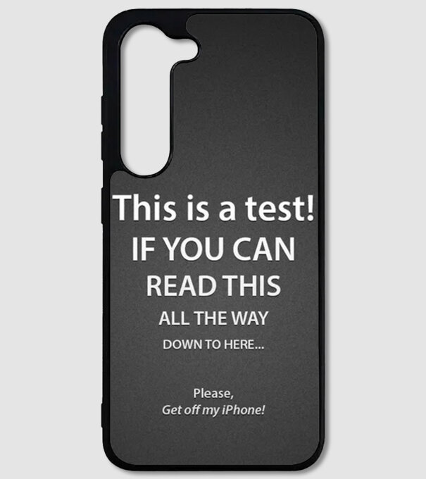 eye test get off my phone model alb pe tricou