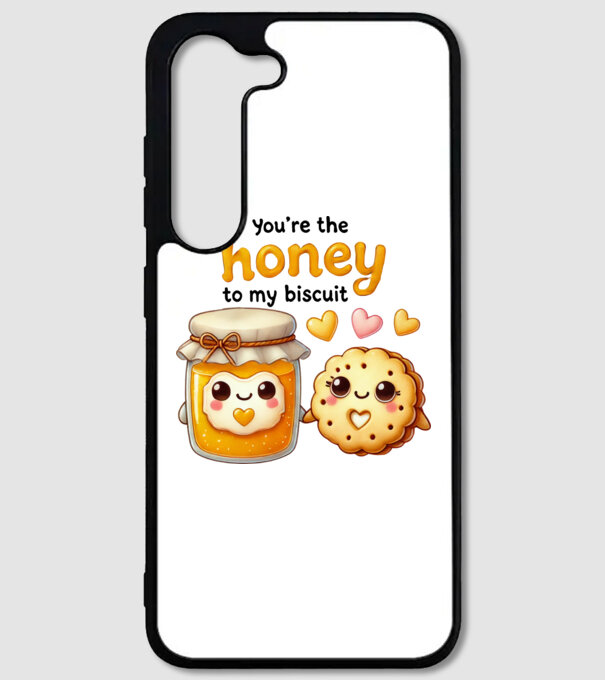Honey to my Biscuit model alb pe tricou