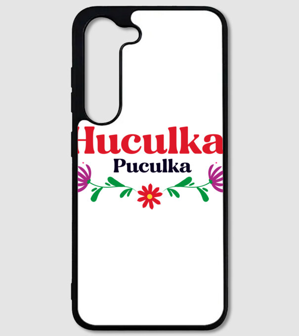 Huculka Puculka model alb pe tricou