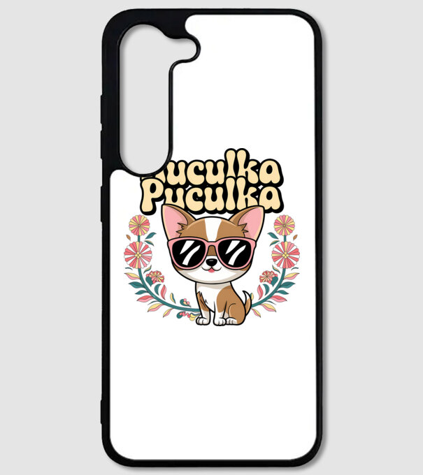 Huculka Puculka câine 1 model alb pe tricou