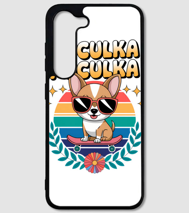 Huculka Puculka Câine 2 model alb pe tricou
