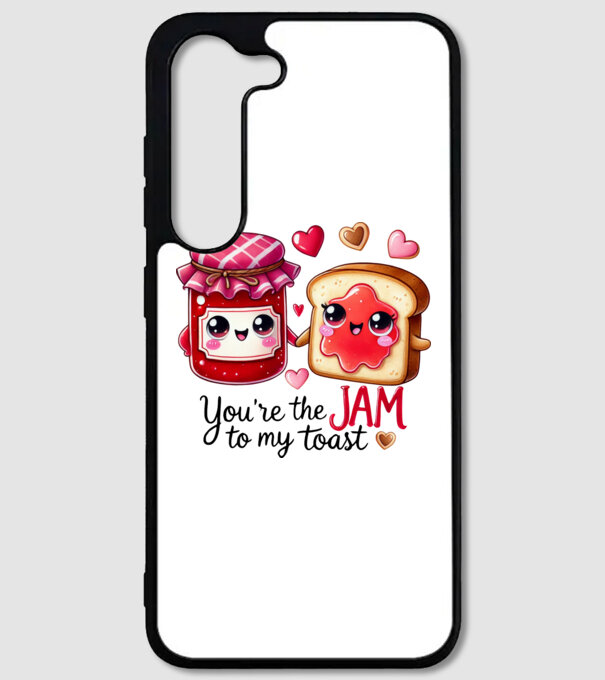 Jam to my Toast model alb pe tricou