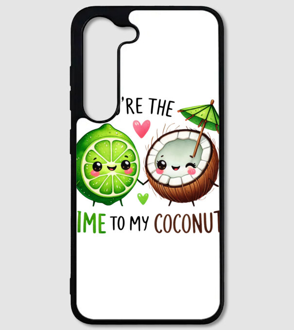 Lime to my Coconut model alb pe tricou