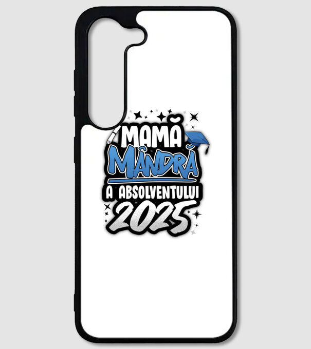 Mamă Mândră a absolventului model alb pe tricou