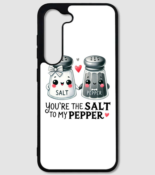 Salt to my Pepper model alb pe tricou