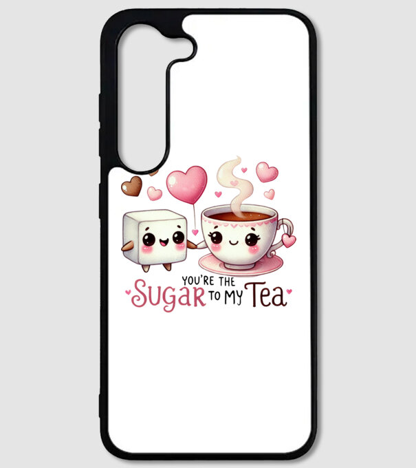 Sugar to my Tea model alb pe tricou