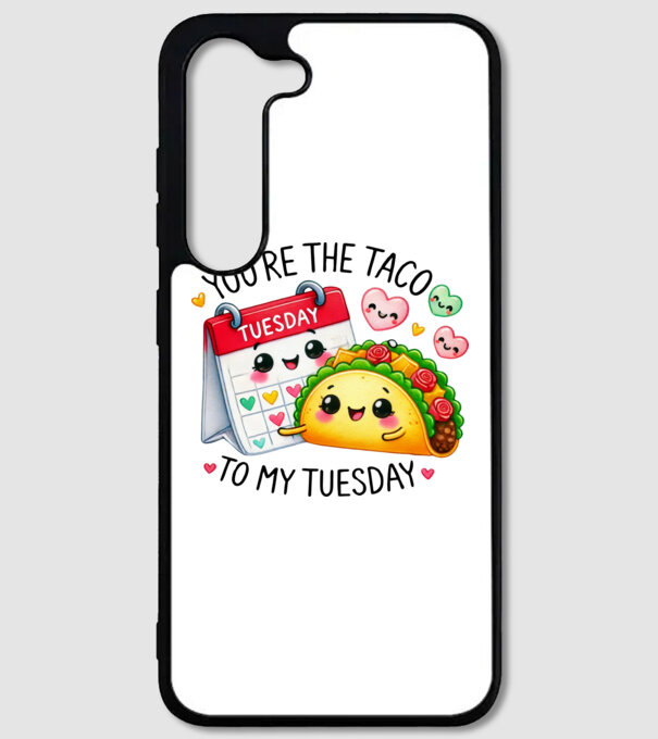 Taco to my Tuesday model alb pe tricou