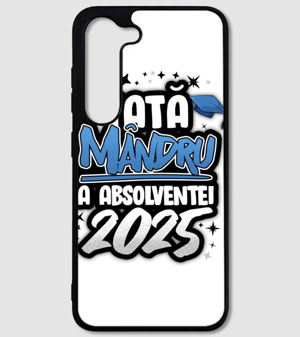 Tată MÂNDRU a absolventei model alb pe tricou