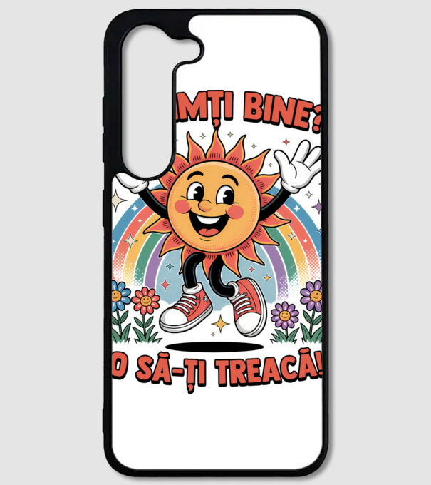 Te simți bine? model alb pe tricou