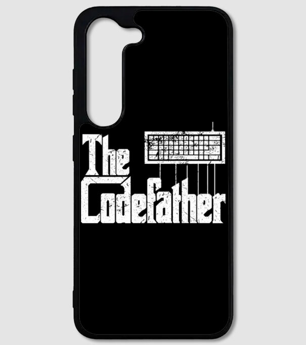 The codefather model alb pe tricou