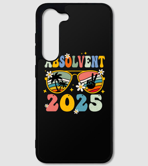 Absolvent 2025 model negru pe tricou